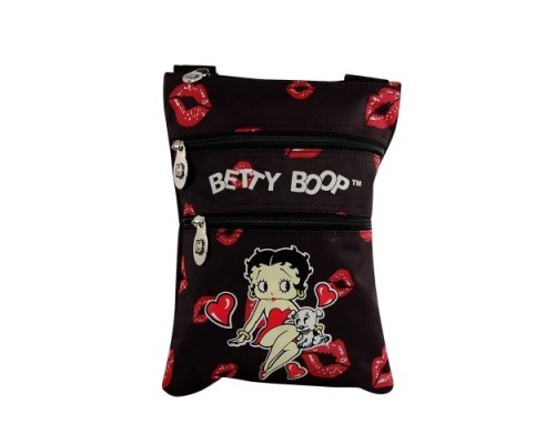 Betty Boop Sac à bandoulière Petit / Baiser et Cœur